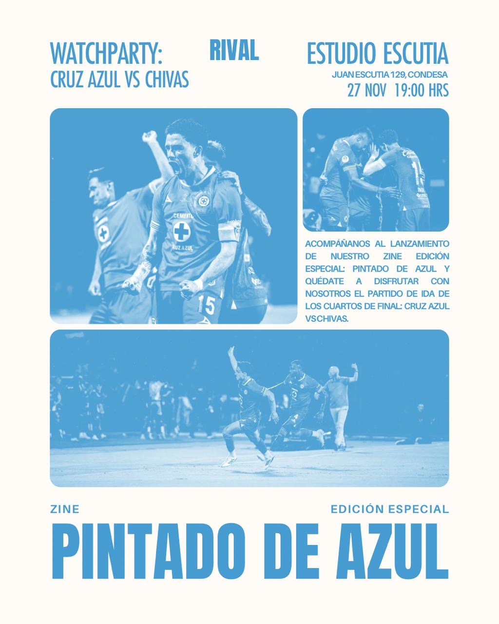 PREVENTA ZINE / PINTADO DE AZUL